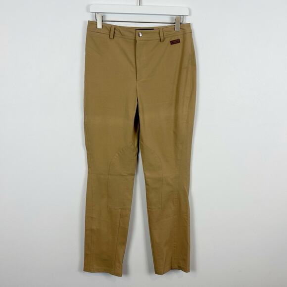Ralph Ralph Lauren Blue Label Vintage Riding Pants Beige Size 10 - Picture 1 of 6